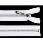 Prima-obchod Spirálový zip No 7 délka 55 cm se stříbrnými zoubky, barva 101 bílá – Hledejceny.cz