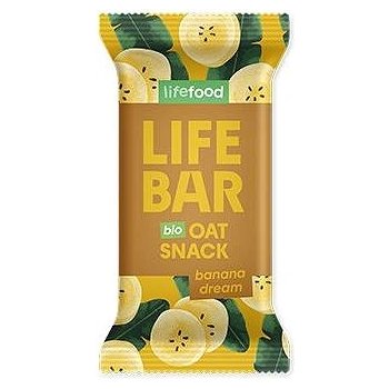 Lifefood Lifebar Oat Snack banánový BIO 40 g