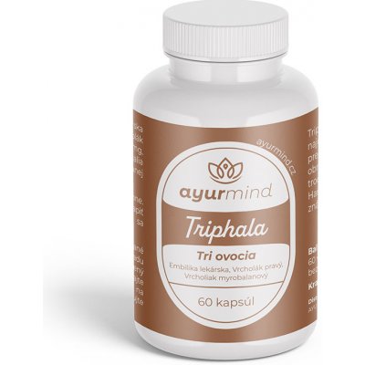 Vitamax Triphala tři plody 60 kapslí