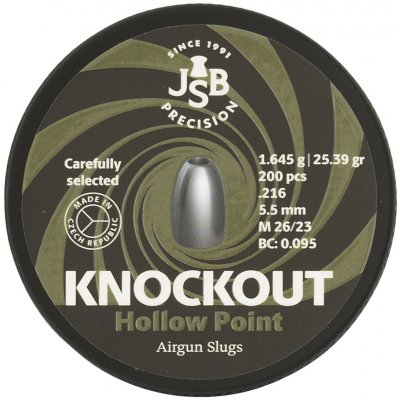Diabolky JSB Knockout Slugs 5,5 mm 200 ks – Zboží Mobilmania