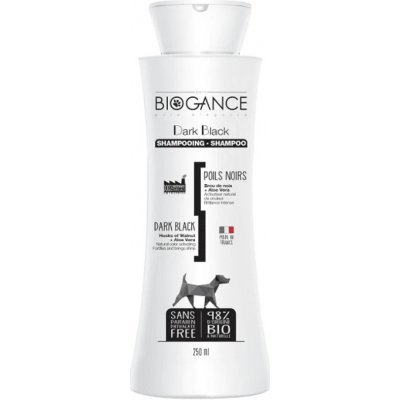 Biogance šampon Dark black pro černou a tmavou srst 250 ml – Zboží Mobilmania