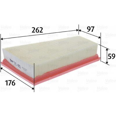 VALEO Vzduchový filtr 585480 – Hledejceny.cz