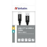 Verbatim 48871 USB 3.1 Type-C to USB-A, 100cm, černý – Zbozi.Blesk.cz