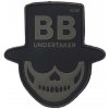 Nášivka 101 Inc. Company Nášivka na suchý zip BB Undertaker (plast 3D) - grey