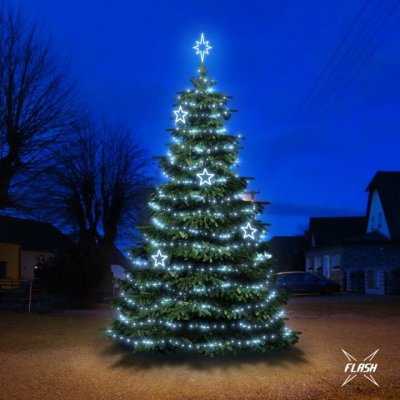 Skupina Aulix DECOLED, DLED TFS2024 LED světelná sada na stromy vysoké 6-8m, ledová bílá s Flash, dekory EFD11 – Hledejceny.cz