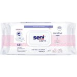 Seni Care vlhčené ubrousky Sensitive 68 ks – Zboží Dáma