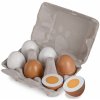 Příslušenství k dětským kuchyňkám Eichhorn Eggs dřevěná vajíčka s obalem s magnetickou funkcí