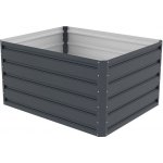 Vyvýšený záhon G21 Daisy 100 x 80 x 52 cm plechový antracitový – Sleviste.cz