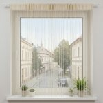 Záclona, AGA Provázková 150 x 250 cm dveře béžová – Hledejceny.cz