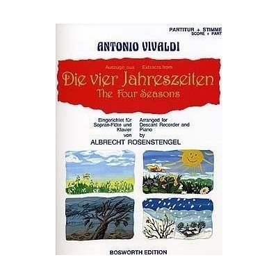 Antonio Vivaldi Die Vier Jahreszeiten noty na zobcovou flétnu – Hledejceny.cz