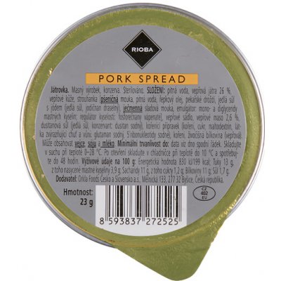 Rioba Pomazánka játrová 23g – Zboží Mobilmania
