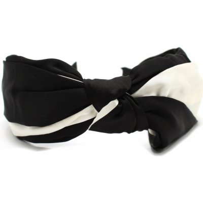 Saténová čelenka s uzlem Barva: béžová – Sleviste.cz