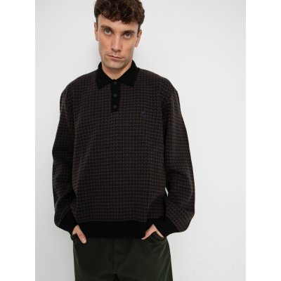 Carhartt WIP Lowis Polo lowis houndstooth/vitola heather – Zboží Dáma