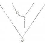 Nubis Dětský stříbrný se srdíčkem crystals from Swarovski NB-031-CR – Zboží Dáma