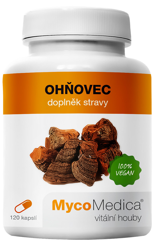 MycoMedica Ohňovec 400 mg 120 kapslí