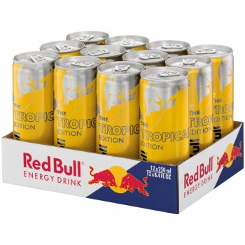 Red Bull Tropical edition tropické ovoce 12 × 250 ml