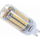 SMD Lighting LED žárovka G9 6,5W 69x SMD 5050 s krytem bílá Teplá bílá