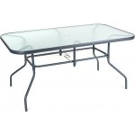 M.A.T. GROUP stůl zahradní VERRE 150x90cm ocel/sklo – Sleviste.cz