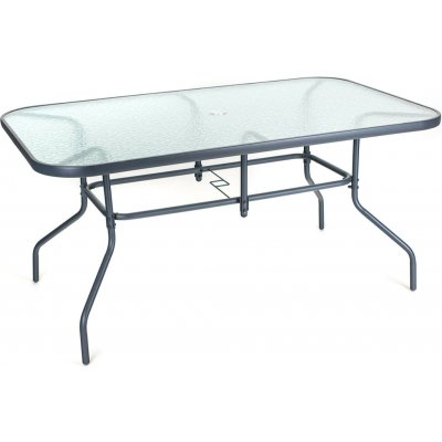 M.A.T. GROUP stůl zahradní VERRE 150x90cm ocel/sklo – Sleviste.cz