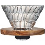 Hario Dripper V60-02 Glass Olive Wood – Zboží Dáma