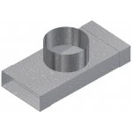 UNITRADE HK T-kus 90° 50 x 200 na kruh DN 100 Mu – Hledejceny.cz