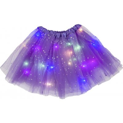Kids World LED svítící sukně Glow Princess fialová – Hledejceny.cz