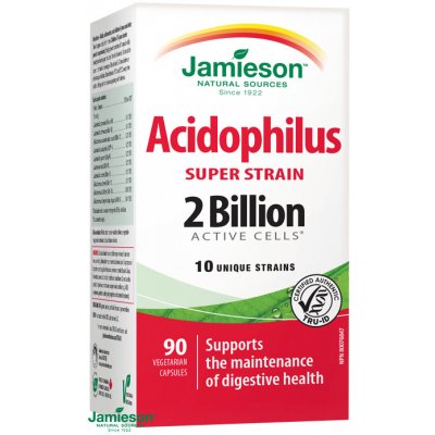 Jamieson Super Strain Acidoph.komp.bakt.kul.90 kapslí – Hledejceny.cz