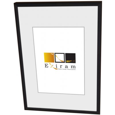 Hlinikový rámeček A4 21x29,7 černý matný – Zboží Živě