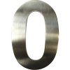 Domovní číslo Domovní číslo "0" nerezová ocel, 15 cm
