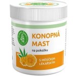 Zelená Země konopná mast na kůži s měsíčkem 100 ml – Zboží Dáma