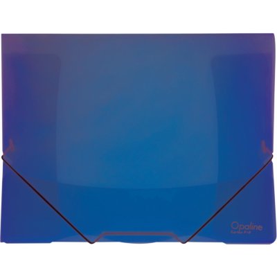 Karton P+P Opaline A4 Desky s chlopněmi a gumičkou modré