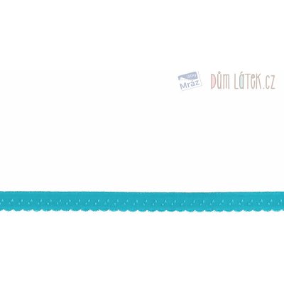 Lemovací ozdobná pruženka tyrkysová – Zboží Mobilmania