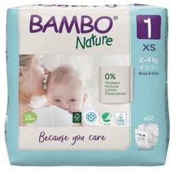 Bambo Nature 1 XS 2-4 kg 22 ks
