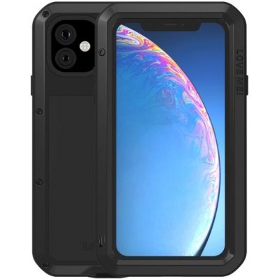 Love Mei extra odolné pouzdro proti nárazu, vodě a prachu pro iPhone 11 Pro - černé - možnost vrátit zboží ZDARMA do 30ti dní