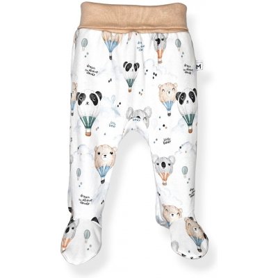 Mrofi Pure Organic Polodupačky Bear Ballons Beige – Zboží Dáma