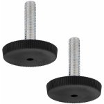 Walteco Stavěcí šroub M10 průměr základny 45 mm 56 mm černý 2 ks 50374 – Zboží Mobilmania