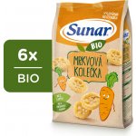 Sunar BIO křupky Mrkvová kolečka 6 x 45 g – Zboží Dáma