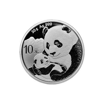 China Mint Shanghai Mint stříbrná mince Panda 2019 30 g – Zbozi.Blesk.cz