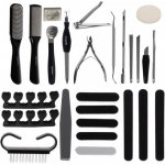 Soulima 21447 Sada nástrojů pro pedikúru černá 31 ks – Zbozi.Blesk.cz