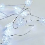 ACA Lighting LED dekorační girlanda sněhové vločky studená bílá barva 200 cm IP20 2x baterie AA – Hledejceny.cz