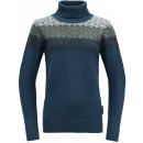 Devold Dámský svetr Syvde Wool High Neck modrá