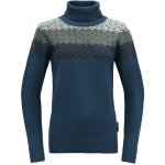 Devold Dámský svetr Syvde Wool High Neck modrá – Zboží Mobilmania