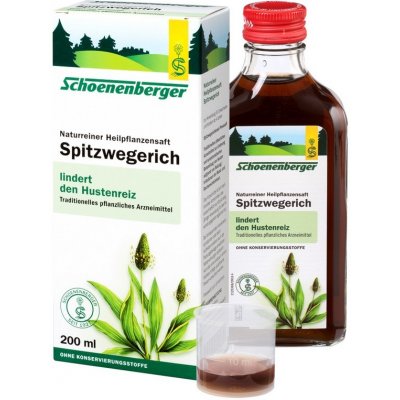 Schoenenberger BIO Čerstvá rostlinná šťáva Jitrocel 200 ml