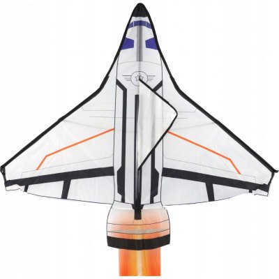 Teddies Drak létající nylon raketoplán 104 x 80 cm – Hledejceny.cz