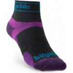 Bridgedale Trail Run ultralight T2 merino sport Women’s charcoal/purple – Zboží Mobilmania