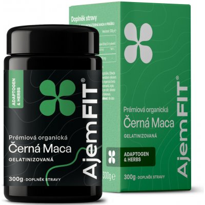 AjemFIT Organic Černá Maca v prášku 300 g – Hledejceny.cz