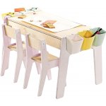 Babylike dětský stůl se židlemi children table two chair pink 40647 – Sleviste.cz