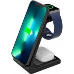 Tech-Protect A8 3in1 Wireless Charger černá – Zbozi.Blesk.cz