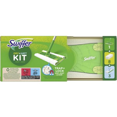 Swiffer Sweeper startovací sad s 1 x násada + 8 x prachovka + 3 x čisticími ubrousky – Hledejceny.cz