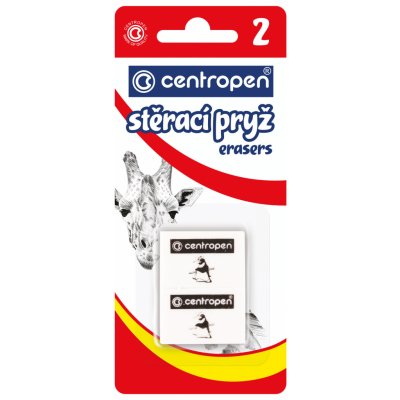 Stěrací gumy / pryže Centropen 9571, 2ks – Zboží Dáma
